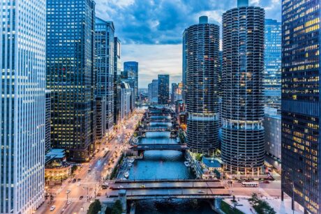 Commercial night city